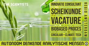 Scheikundig Innovatie Consultant Scheikunde Chemistry Climate Tech Green Technologie vacature haarlem amsterdam